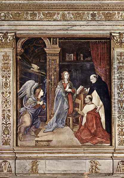 Annunciation 1489-91 Oil Painting - Filippino Lippi