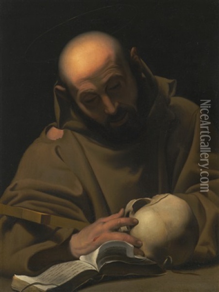 Saint Francis Oil Painting - Bartolomeo Schedoni