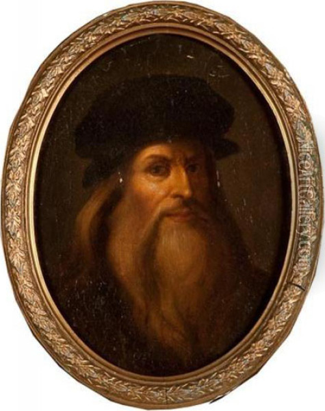 Leonardo Da Vinci Oil Painting - Joseph Noel Paton