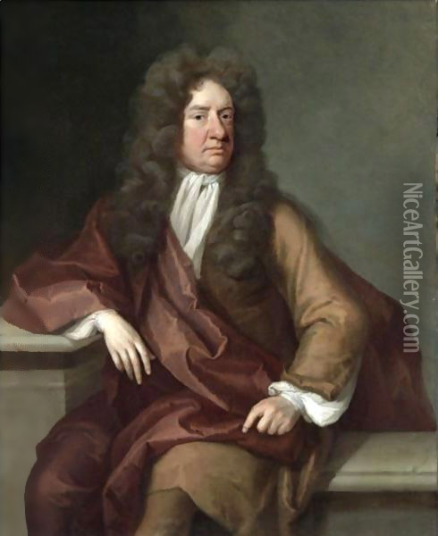 Portrait Of Sir Thomas Vernon (1654-1721) Oil Painting - Sir Godfrey Kneller
