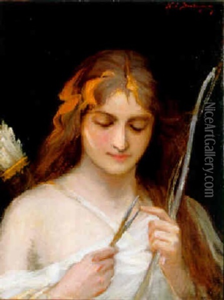 Diana, The Huntress Oil Painting - Noe Bordignon