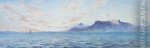 Coastal Scene Oil Painting - Charles Nathaniel Worsley