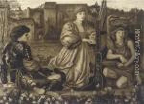 Le Chant D'amour Oil Painting - Sir Edward Coley Burne-Jones