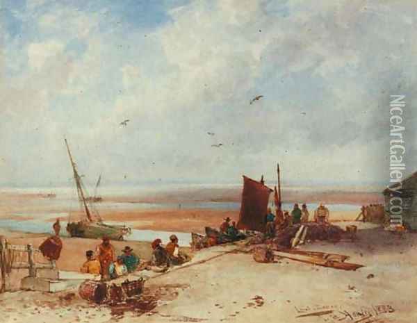 Leigh, Essex Oil Painting - Thomas Bush Hardy