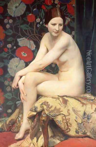 Nude, 1927 Oil Painting - George Spencer Watson