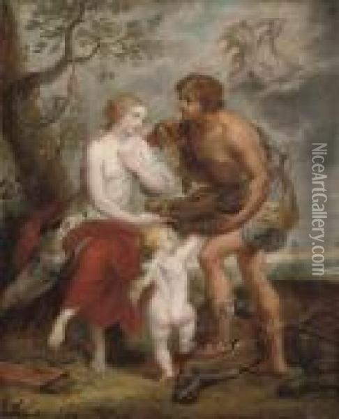 Atlanta And Meleager Oil Painting - Peter Paul Rubens