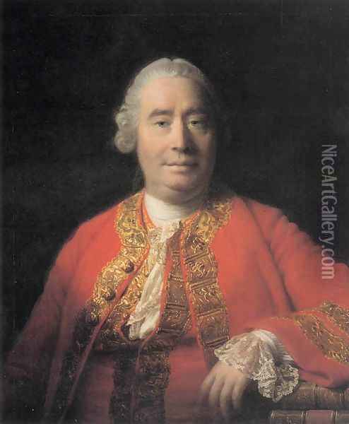 Portrait of David Hume Oil Painting - Allan Ramsay