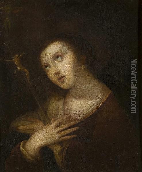 The Penitent Magdalene Oil Painting - Gortzius Geldorp