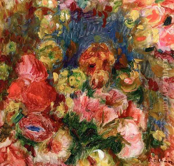 Flowers Oil Painting - Pierre Auguste Renoir