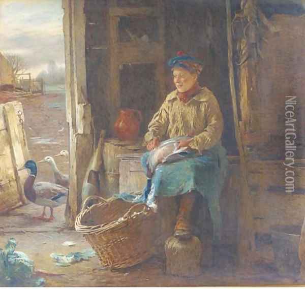 Asking for trouble Oil Painting - William Henry Hunt