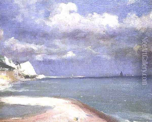 Approaching Storm Oil Painting - Theodore Roussel