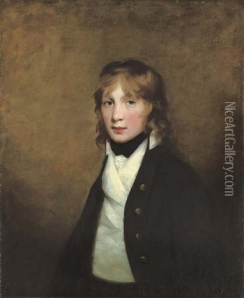 Portrait Of William Swinton As A Midshipman Oil Painting - Sir Henry Raeburn