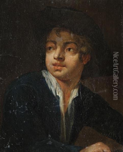 Portrait Of A Young Man Oil Painting - Jan Cossiers