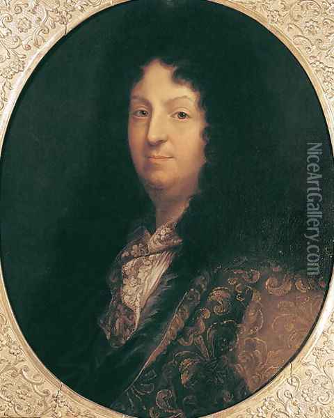 Portrait of Jean Racine 1639-99 Oil Painting - Jean-Baptiste Santerre