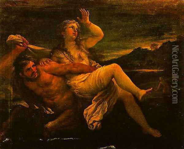 Rape of Deianira Oil Painting - Luca Giordano
