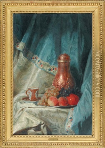Dejeuner Du Matin Oil Painting - Andre (Count) de Mniszek
