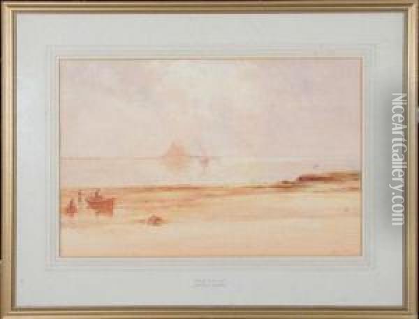 Holy Island Oil Painting - Edward Tucker