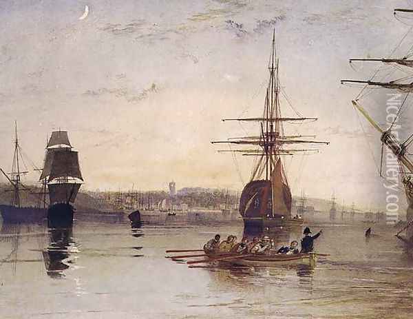 West Cowes Oil Painting - Joseph Mallord William Turner