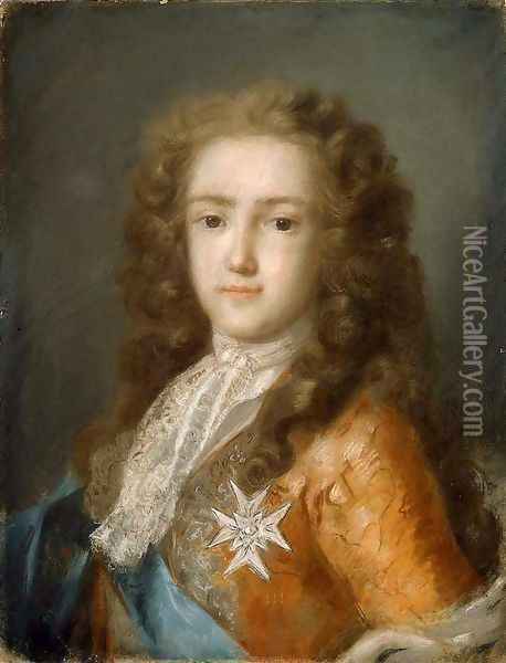 Louis XV As Dauphin Oil Painting - Rosalba Carriera
