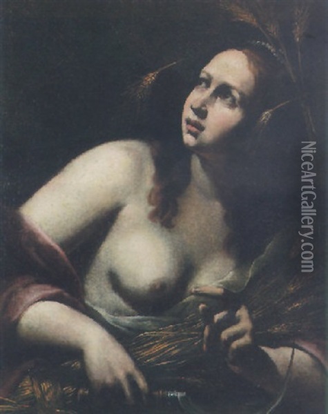 Ceres Oil Painting - Simone Pignone