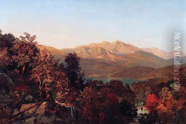 Autumn in the Adirondacks I Oil Painting - William Trost Richards