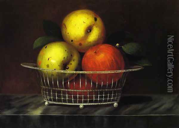 The Basket of Apples Oil Painting - Robert Street