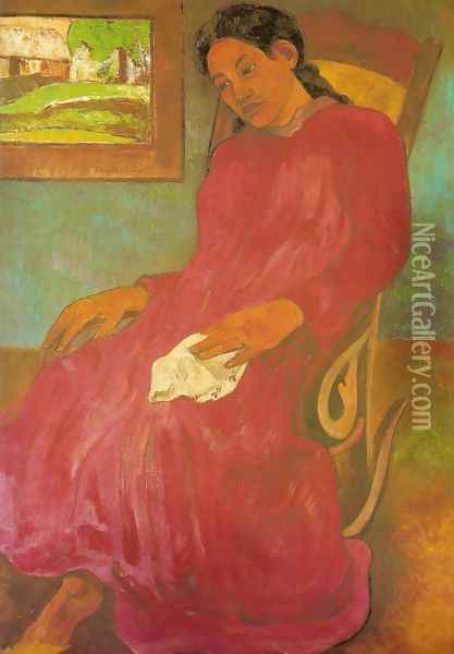 Reverie Oil Painting - Paul Gauguin