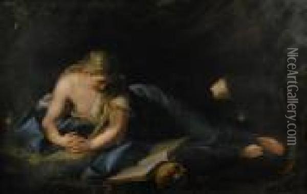 Saint Mary Magdelen Oil Painting - Pompeo Gerolamo Batoni