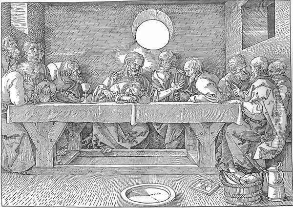 The Last Supper Oil Painting - Albrecht Durer