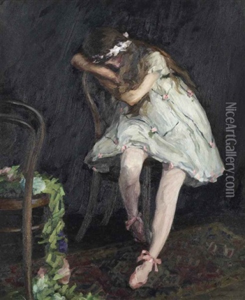 The Little Dancer Oil Painting - David Foggie