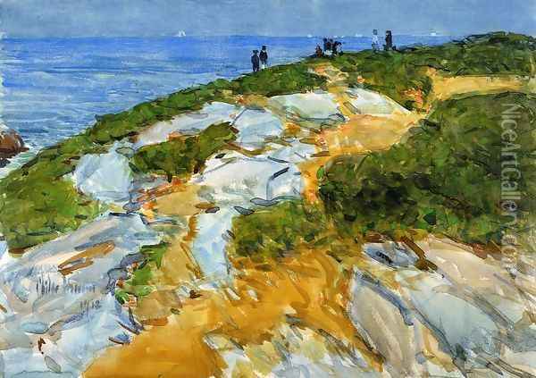 Sunday Morning, Appledore Oil Painting - Childe Hassam