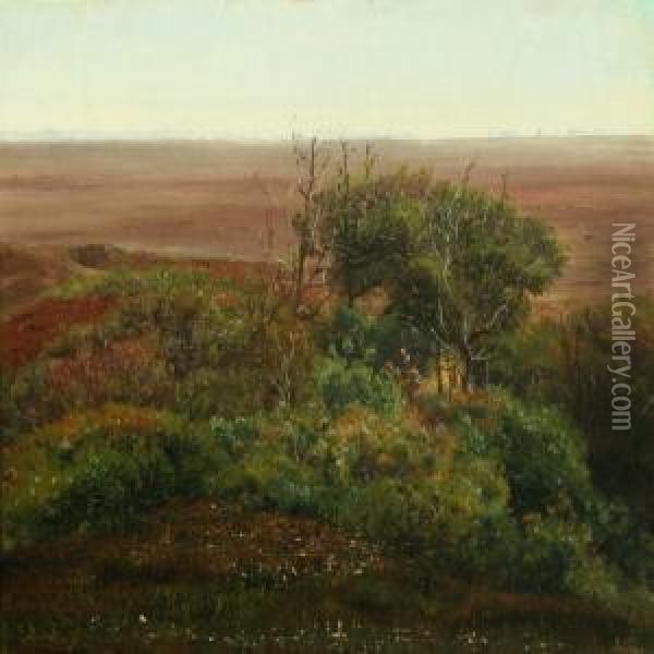 Moor Landscape Oil Painting - Harald Foss