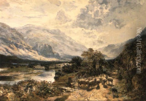 The Vale Of St. John Oil Painting - Samuel Bough