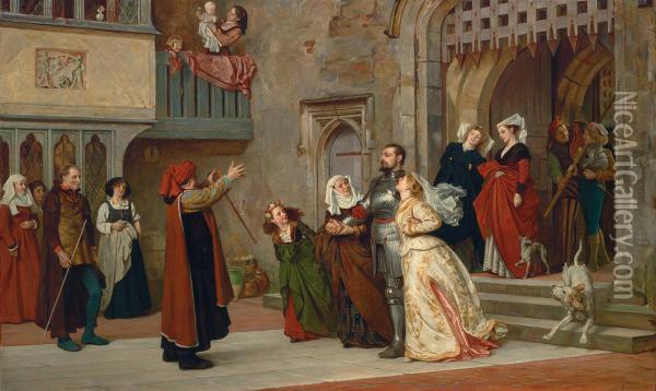 Home After Victory Oil Painting - Philip Hermogenes Calderon