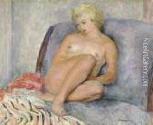 Femme Nue Oil Painting - Henri Lebasque