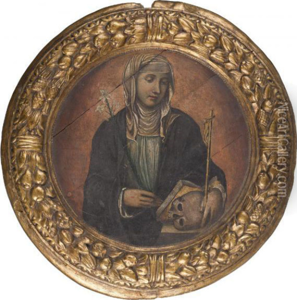 Santa Caterina Da Siena Oil Painting - Bartolomeo Neroni