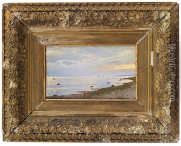 Coastal View Oil Painting - Nikolai Nikolaevich Bazhin