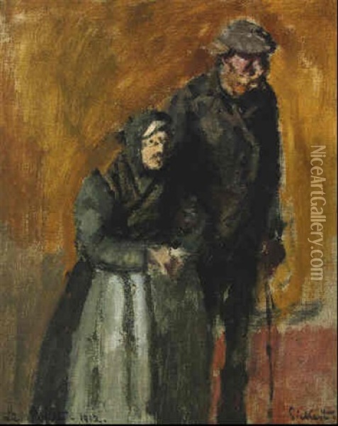 The Old Soldier Oil Painting - Walter Sickert