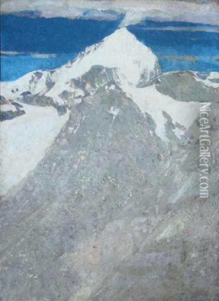 Dent Blanche Oil Painting - George Sauter