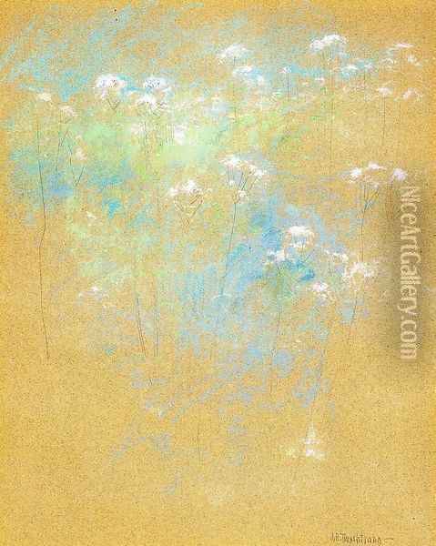 Flowers Oil Painting - John Henry Twachtman