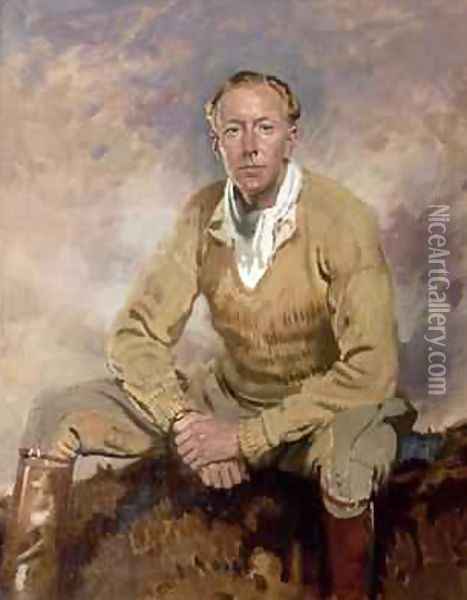 Portrait of Colonel Hugh Richard Arthur Grosvenor 1879-1953 2nd Duke of Westminster Oil Painting - Sir William Newenham Montague Orpen