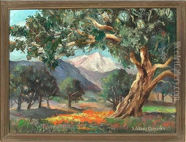 Mt. San Jacinto Oil Painting - Arthur Henry Howard Heming