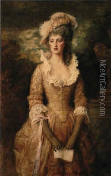 Clarissa Oil Painting - John Everett Millais