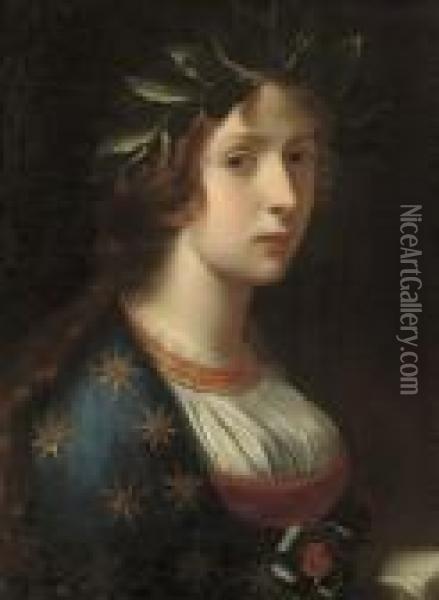 Poesia Oil Painting - Carlo Dolci