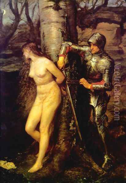 The Knight Errant Oil Painting - Sir John Everett Millais