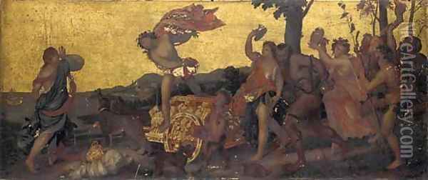 Bacchus and Ariadne 2 Oil Painting - Tiziano Vecellio (Titian)