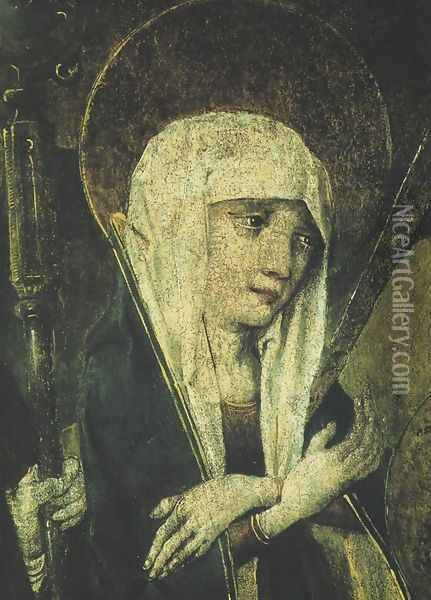 Our Lady of Sorrows Oil Painting - Unknown Painter