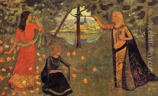 The Youth of Queen Anne Oil Painting - Paul Serusier