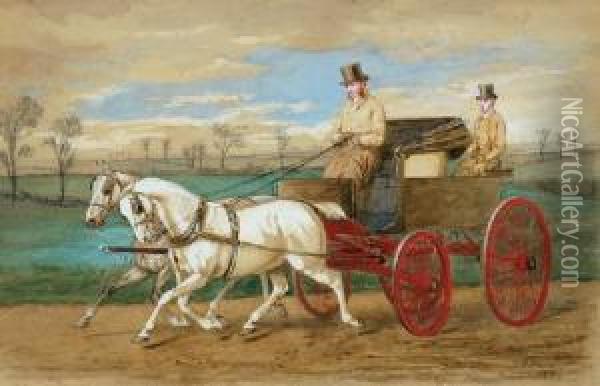 Thecarriage Oil Painting - William Henry Wheelwright