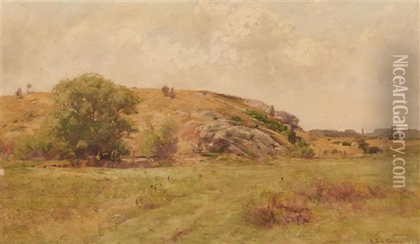 Landscape Oil Painting - Charles Edwin Lewis Green